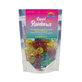 Gift Republic Liquid Spirit Rainbow Lot de 20 perles de bain Parfum tropical magique Multicolore