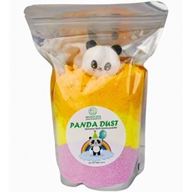 Poudre de Bombe de bain effervescente avec Surprise | Panda dust - sel de bain tricolore pour enfant | effet instantané boule