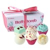 6 x Bombes de Bain,Layhou Coffret Cadeau Femme Boule de Bain,Soulagement du Stress,Relaxation Parfumée,Cadeau pour enfant,mèr