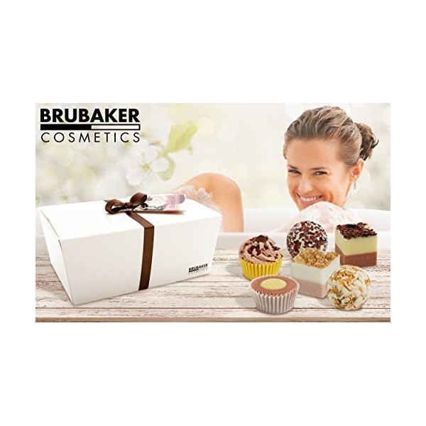 BRUBAKER Cosmetics Boules de bain - 6 Pièces - Coffret cadeau Chocolate Love - Vegan