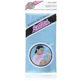 Salux Nylon Japanese Beauty Skin Bath Wash Cloth/towel 3 Blue by SALUX