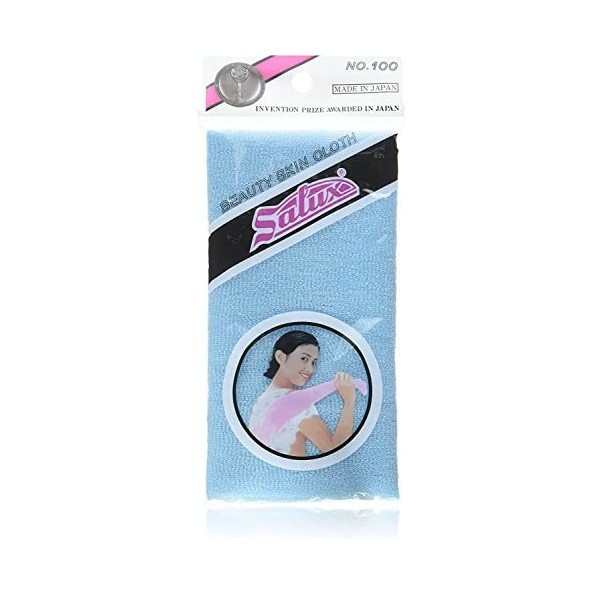 Salux Nylon Japanese Beauty Skin Bath Wash Cloth/towel 3 Blue by SALUX