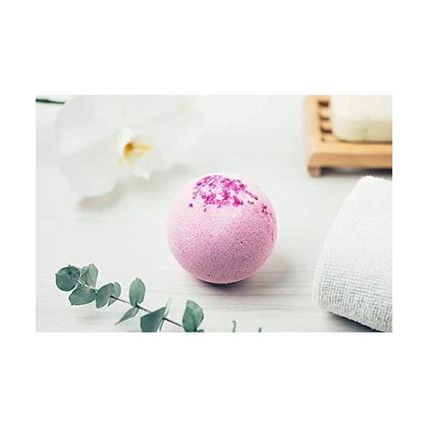 Bath Butler Bath Bomb Gift Box - 6 Extra Large Bath Bombs with Epsom Salt and Organic Shea Butter - Best Gifts for Women, Mot