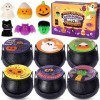 JOYIN Halloween Sorcière Bombe de Bain avec Mochi Squishy, ​​6 Packs Bubble Kids Bombes de Bain avec Jouet Surprise à lintér