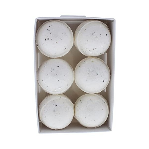 Nubian Heritage Abyssinian Oil and Chia Seed Bath Bombs for Unisex 6 x 1.6 oz Bath Bombs 6 Unités