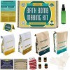 DIY Gift Kits Kit de bombes de bain, fabrication dhuiles essentielles de qualité thérapeutique 100% pures, fait 12 bombes d