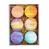 Coffret Cadeau Bombe de Bain, Bain Moussant, Ensemble de Bombes de Bain Faites à la Main, Bombes de Bain aux Huiles Essentiel
