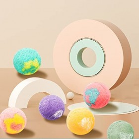 Coffret Cadeau Bombe de Bain, Bain Moussant, Ensemble de Bombes de Bain Faites à la Main, Bombes de Bain aux Huiles Essentiel