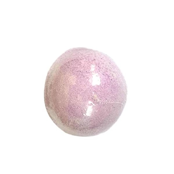 Bombe de bain moussant au sel de mer 1pc bombe de bain aromathérapie bain boule de sel pour enfants adultes adolescents Pourp