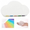 Bombe de Bain Nuage Arc-En-Ciel, ZoneYan Cloud Bath Bomb, Boules Effervescentes Bain Bio, Nuage de Bombe de Bain Enfant, Coff