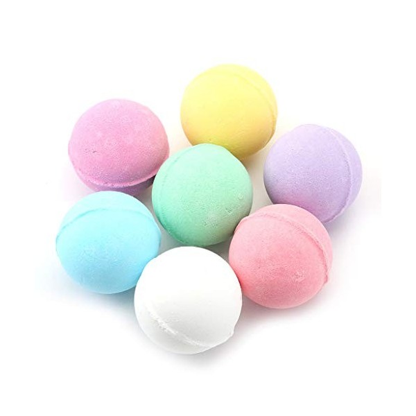 hetuioiyster 20g Petite Bombe de Bain Corps Anti-Stress Boule à Bulles hydratant nettoyant pour Douche Nouveau Bicarbonate de