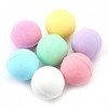 hetuioiyster 20g Petite Bombe de Bain Corps Anti-Stress Boule à Bulles hydratant nettoyant pour Douche Nouveau Bicarbonate de