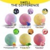 FOKUNCY Lot de 6 bombes de bain pour enfants avec jouet surprise à lintérieur, cadeaux pour femme, bain moussant, boule de b