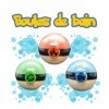 COLETRA Boules de bain - Odeurs personnalisées - Arôme Rose Menthe Myrtille Trio Couleur - Rouge/Bleu/Vert - INEDIT