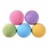 Domybest 5pcs Bombe de Bain Boule Effervescente Bain Relax Soulagement du Stress de Corps Spa Boule de Bain Naturel