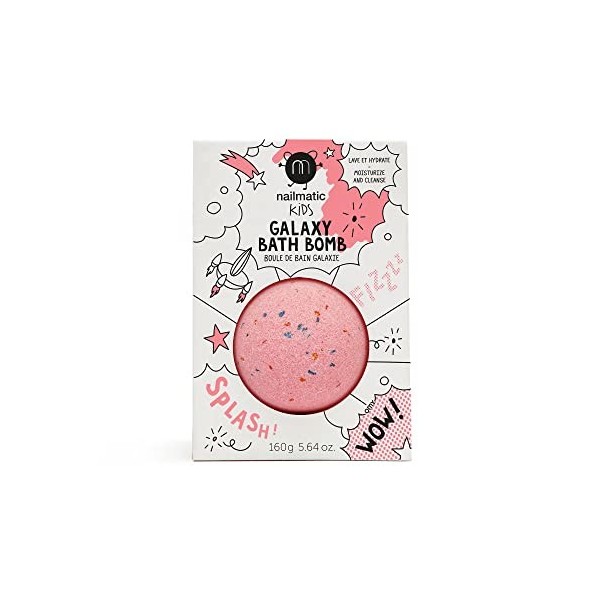 Boule de bain Cosmic Nailmatic Kids - Motif Planète Rouge - Nailmatic