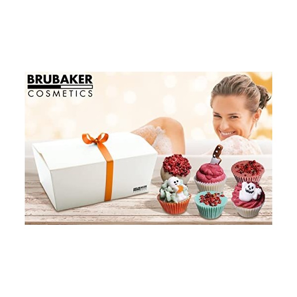 BRUBAKER Cosmetics Boules de bain - 6 Pièces - Coffret cadeau Happy Monsters - Vegan