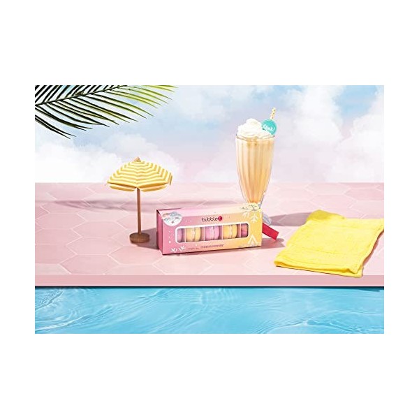 Bubble T Cosmetics,The Milkshake Edition, Bath Macaron Set, Festive Gift Set, 5 x 50g