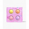 Bubble T Cosmetics, Mixed Bath Fizzer Set, 4 x 150g, Festive Gift Collection