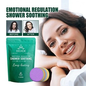 fanelod Tablettes de Bain pour Femmes | 6 tablettes de Douche daromathérapie,Comprimés apaisants de Lavage corporel à lhuil