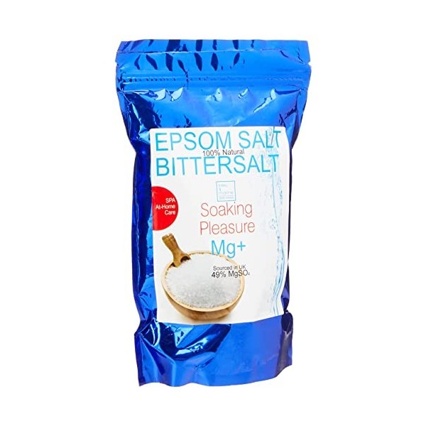 Sel dEpsom Salt 500g Sel de Bain Bain de Pied Sel jacuzzi Sel Jardinage engrais Bath Salt epsom Sulfate de Magnesium