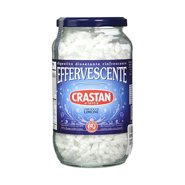 Crastan Limone Effervescente pots de 250 g 8,8 oz