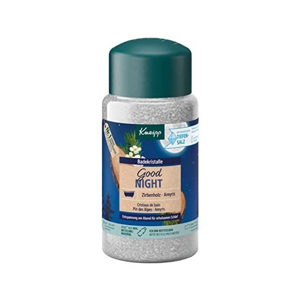 Kneipp - Sels de Bain - Good Night - Cristaux Pin et Amyris - 600 g