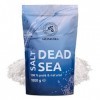 Sel de Mer Morte 1000g zipper - 100% Pur et Naturel 1Kg - Idéal pour Bien Dormir - Soulagement du Stress - Bain - Beauté - 