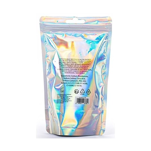 Tri-Coastal Rainbow Bath Crumble, miettes de sels de bain colorées, 1 par 200 g