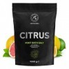 Sel de Bain pour Pieds Agrumes 1000g - Citrus - Huile Essentielle de Orange & Сitron - Bain pour Pieds au Sel de Mer Naturel 