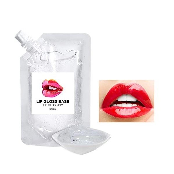 Azusumi 50 Ml Hydratant Brillant à Lèvres Base Lèvres Maquillage Apprêt de Base Rouge à Lèvres Brillant à Lèvres Matériel Bri