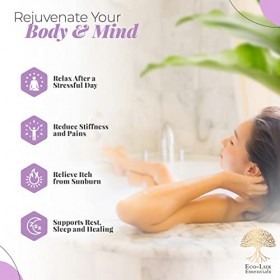 Eco-Lux Sels dEpsom naturels 100 % purs qualité médicale , sulfate de magnésium de qualité supérieure, régénérant, relaxant