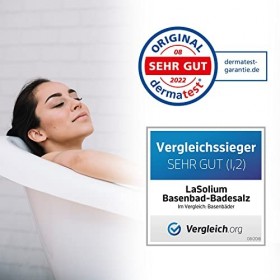 LaSolium Bain basique, sel de bain alcaline pour la désacidification, 650 g, fabriqué en Allemagne