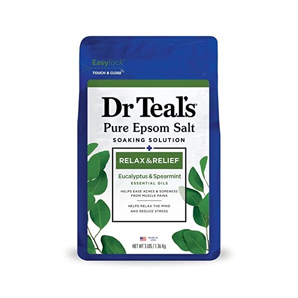 Dr. Teals Epsom Salt Soaking Solution with Eucalyptus Spearmint