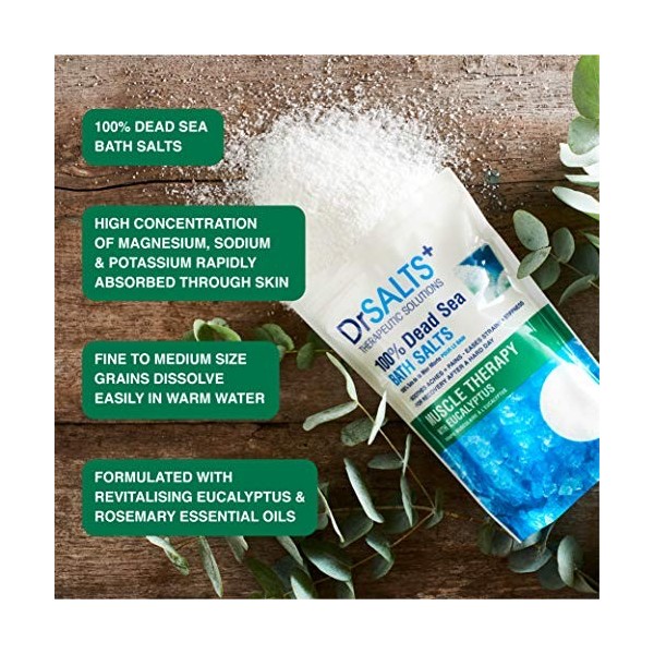 Sels de bain Dr Salts - Pour thérapie musculaire