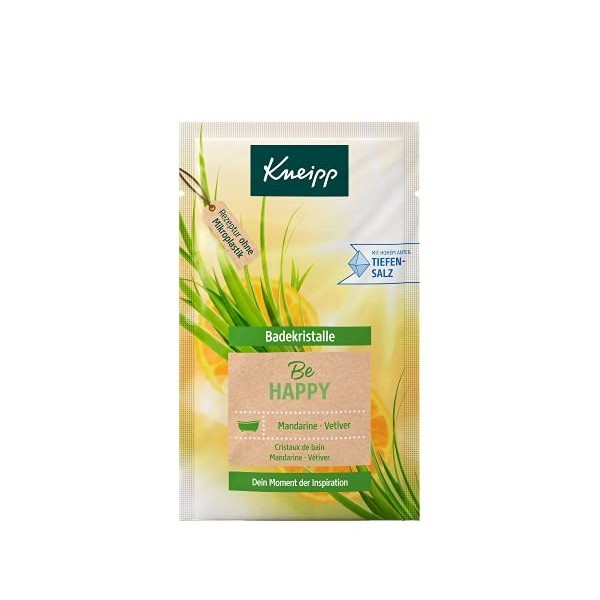 Kneipp Cristaux de Bain Be Happy Mandarine Vétiver 60 g