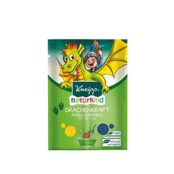 Kneipp Naturkind Lot de 6 sels de bain en forme de dragon 6 x 40 g