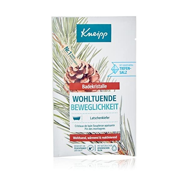 Cristaux de bain Kneipp pour une mobilité apaisante - sel de bain - sel naturel de Saline Luisenhall & huiles essentielles pu