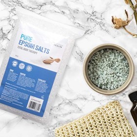 Sels dEpsom Purs | Sel de Bain au Sulfate de Magnésium | Pack de 10 Kg par The Intelligent Health | Idéal pour Soulager les 
