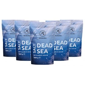 Sel de la Mer Morte 5kg - 100% Pur et Naturel - Sels de Mer Morte 5000g - Soin du Corps - Bienfaits pour un Bon Sommeil - Bea