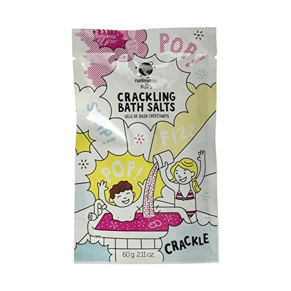 Nailmatic Kids Sels de Bain Crépitants Rose Crackling Bath Salts Pink