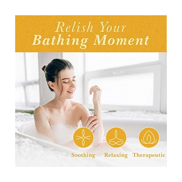 Mom Bomb Milk & Honey Bath Salt, Shower Scrub, Bath & Foot Soak, Soothes Aches & Pains, Relaxes Senses, 100% Vegan & Cruelty 