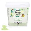 Nortembio Sel dEpsom 3 Kg. Sel de Bain Arôme de Citron et de Noix de Coco. Sulfate de Magnésium Hydraté avec de la Vitamin C