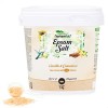 Nortembio Sel dEpsom 3 Kg. Sel de Bain Arôme de Citron et de Noix de Coco. Sulfate de Magnésium Hydraté avec de la Vitamin C