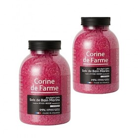 Lot de 2 - Sels de Bain Marins Sensual Rose