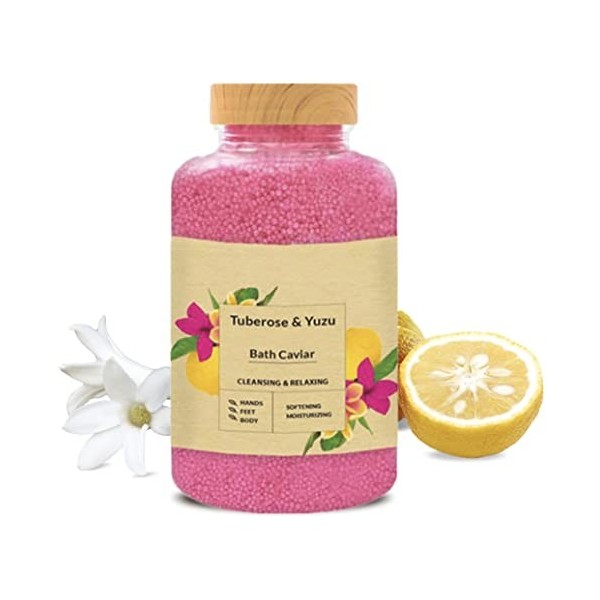Caviars de bain Stara Mydlarnia 340g - Caviar de bain relaxant pour transformer votre baignoire en véritable Spa – Utilisable