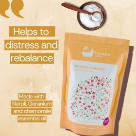 Eco Bath Balance and Calming Epsom Salt Bath Soak - Pouch 1000g