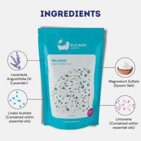 Eco Bath Relaxing Epsom Salt Bath Soak – 500g