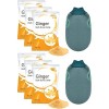 Burning Lot de 3 sels de bain lymphatique au gingembre, sel de bain lymphatique détox lymphatique pour le bain au gingembre, 