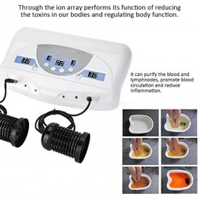 Ulat Bain de Pieds Machine de désintoxication, Professionnel à Double ionique Detox Spa pour Les Pieds Chi Nettoyez la Machin